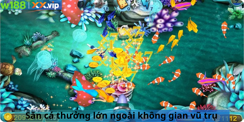 Săn cá thưởng lớn ngoài không gian vũ trụ